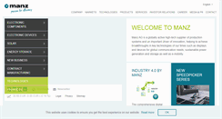 Desktop Screenshot of manz.com