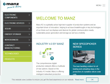 Tablet Screenshot of manz.com